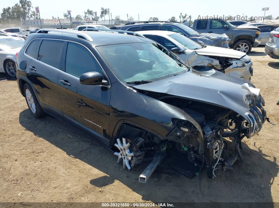 2014 Jeep Cherokee Latitude Black vin: 1C4PJLCS1EW204532