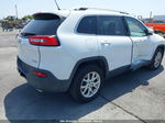 2015 Jeep Cherokee Latitude White vin: 1C4PJLCS1FW517341