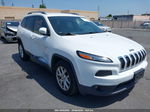 2015 Jeep Cherokee Latitude White vin: 1C4PJLCS1FW517341