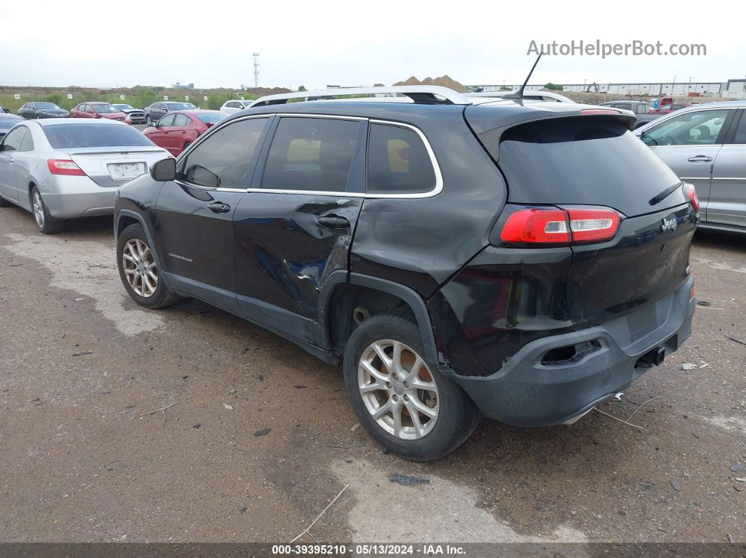 2015 Jeep Cherokee Latitude Black vin: 1C4PJLCS1FW700786