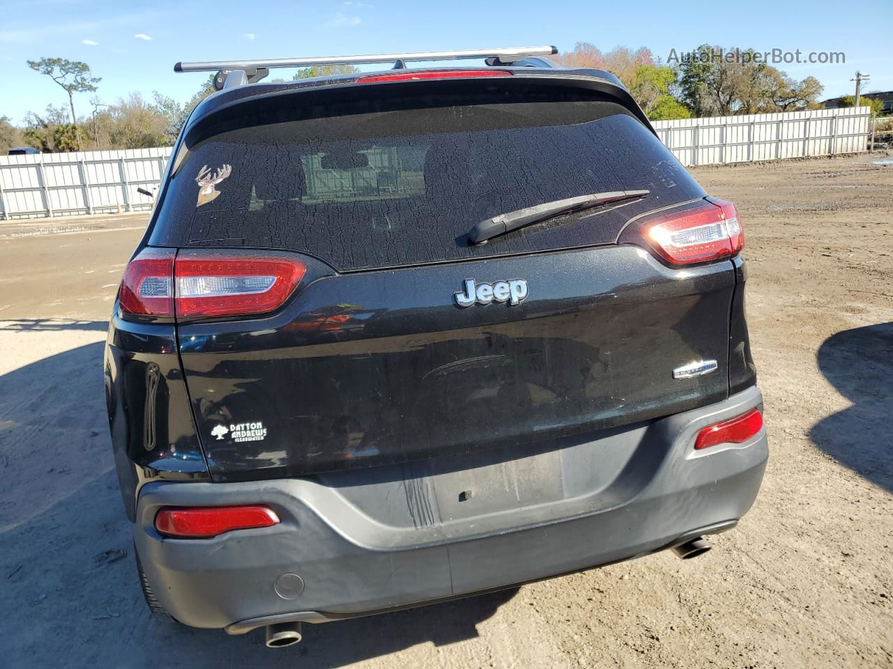 2014 Jeep Cherokee Latitude Black vin: 1C4PJLCS3EW103069