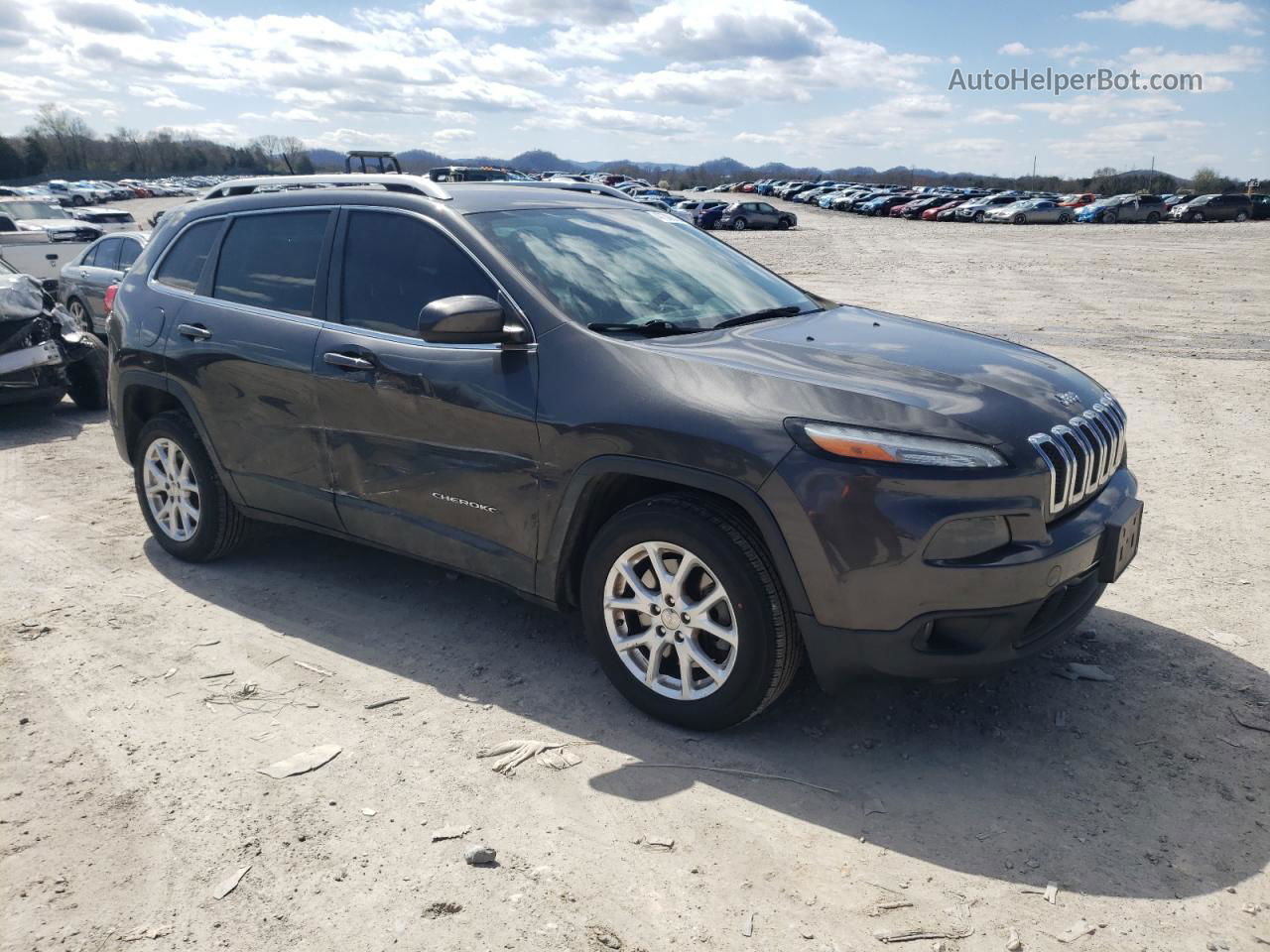 2014 Jeep Cherokee Latitude Black vin: 1C4PJLCS3EW288322