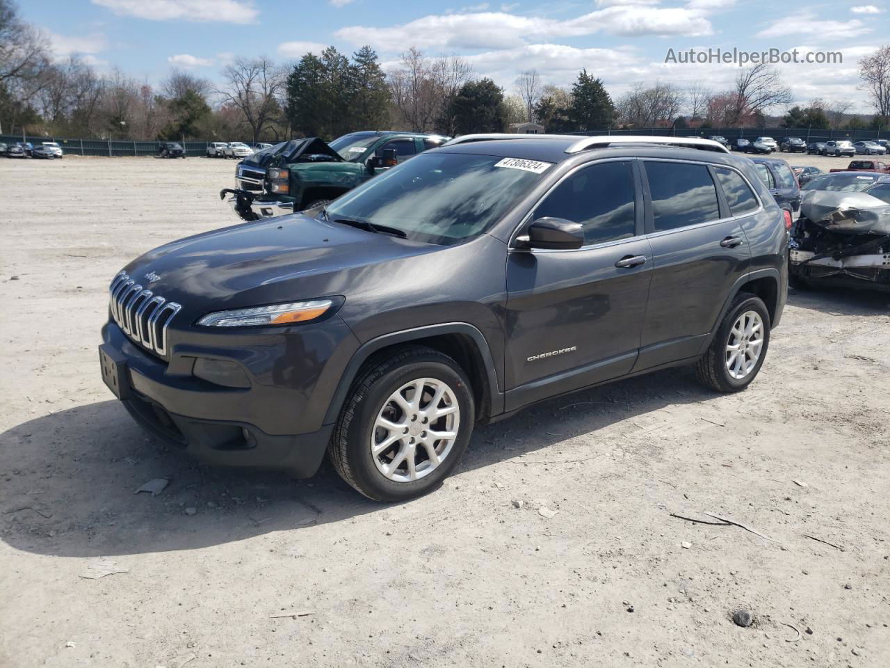 2014 Jeep Cherokee Latitude Black vin: 1C4PJLCS3EW288322