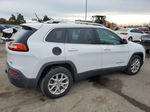 2015 Jeep Cherokee Latitude White vin: 1C4PJLCS3FW678273