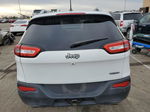 2015 Jeep Cherokee Latitude White vin: 1C4PJLCS3FW678273