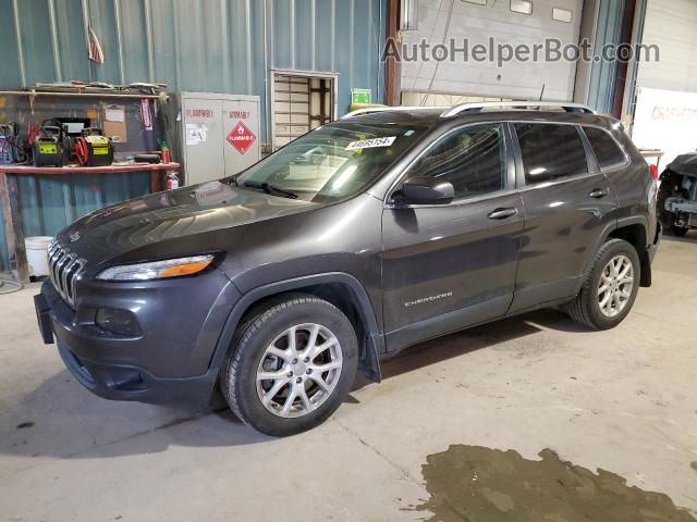 2016 Jeep Cherokee Latitude Charcoal vin: 1C4PJLCS3GW166885