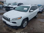 2014 Jeep Cherokee Latitude White vin: 1C4PJLCS4EW292878