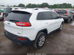 2014 Jeep Cherokee Latitude White vin: 1C4PJLCS4EW292878