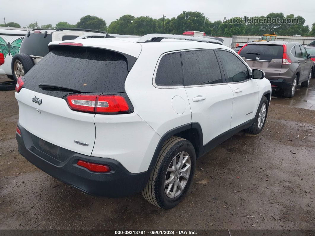 2014 Jeep Cherokee Latitude White vin: 1C4PJLCS4EW292878