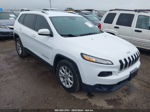 2014 Jeep Cherokee Latitude White vin: 1C4PJLCS4EW292878