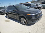 2015 Jeep Cherokee Latitude Black vin: 1C4PJLCS4FW643497