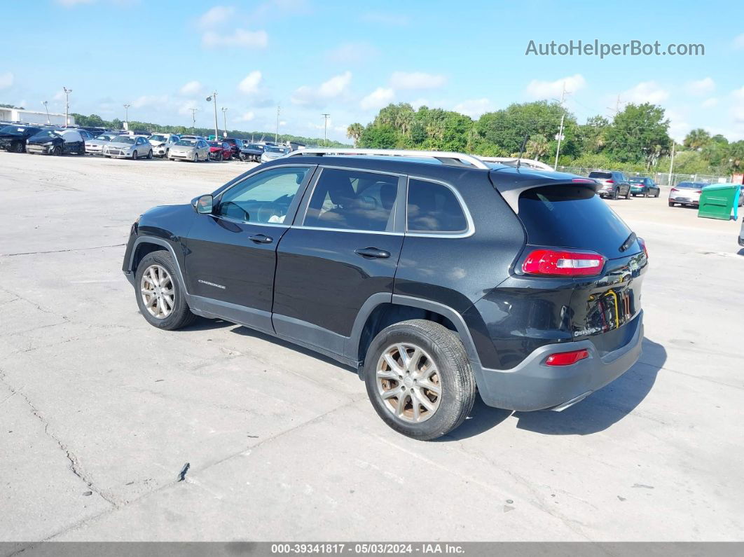 2016 Jeep Cherokee Latitude Black vin: 1C4PJLCS4GW138318