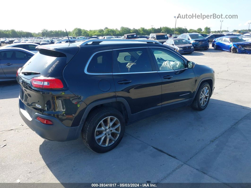 2016 Jeep Cherokee Latitude Black vin: 1C4PJLCS4GW138318