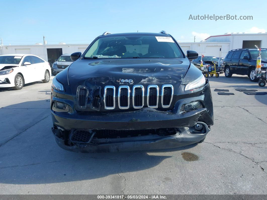 2016 Jeep Cherokee Latitude Black vin: 1C4PJLCS4GW138318