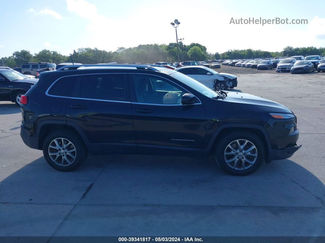 2016 Jeep Cherokee Latitude Black vin: 1C4PJLCS4GW138318