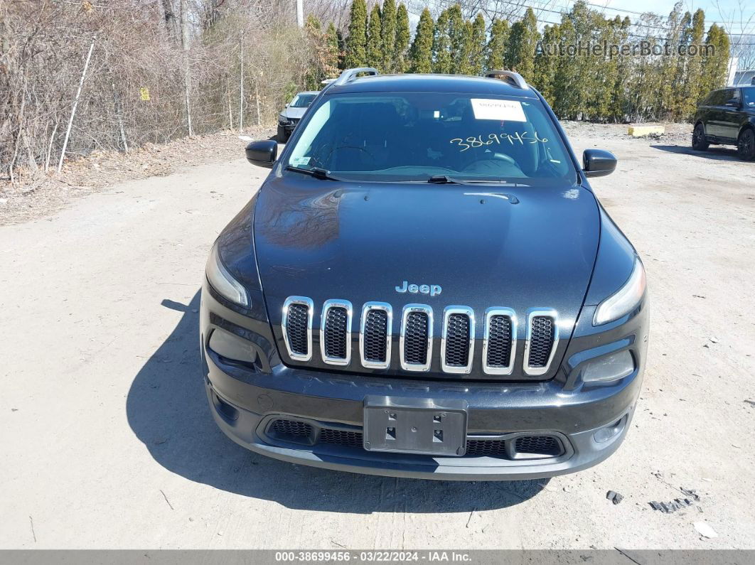 2014 Jeep Cherokee Latitude Black vin: 1C4PJLCS5EW105812