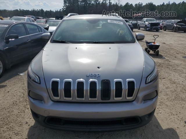 2014 Jeep Cherokee Latitude Серебряный vin: 1C4PJLCS5EW244953