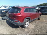 2014 Jeep Cherokee Latitude Красный vin: 1C4PJLCS5EW314578