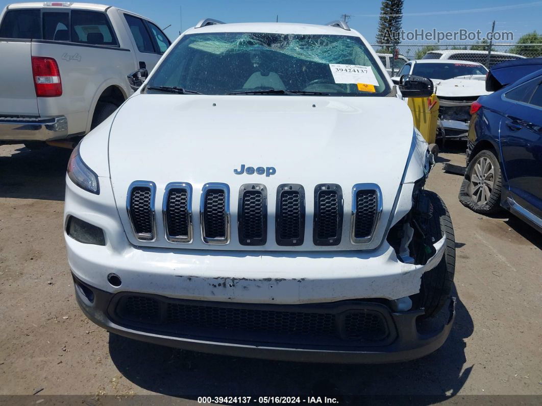 2015 Jeep Cherokee Latitude White vin: 1C4PJLCS6FW532661