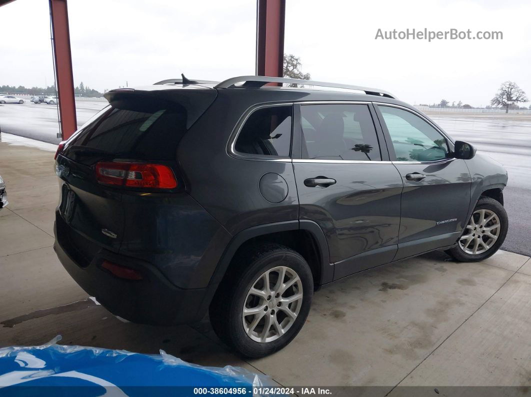 2015 Jeep Cherokee Latitude Gray vin: 1C4PJLCS6FW631335