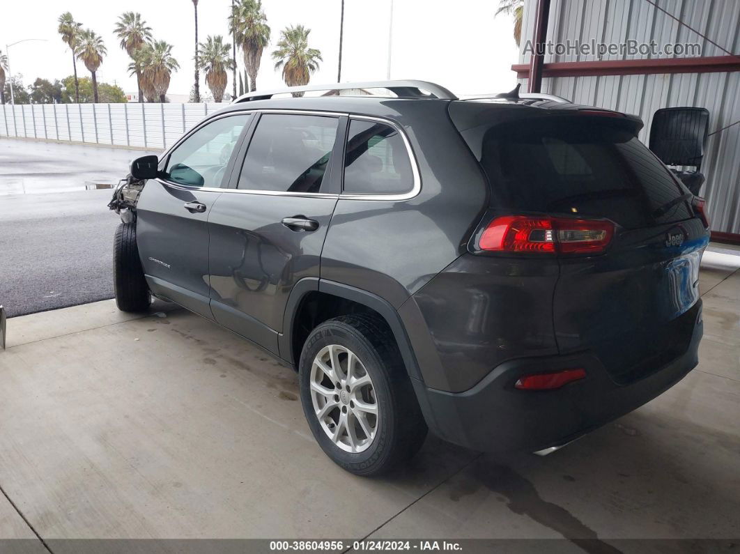 2015 Jeep Cherokee Latitude Gray vin: 1C4PJLCS6FW631335