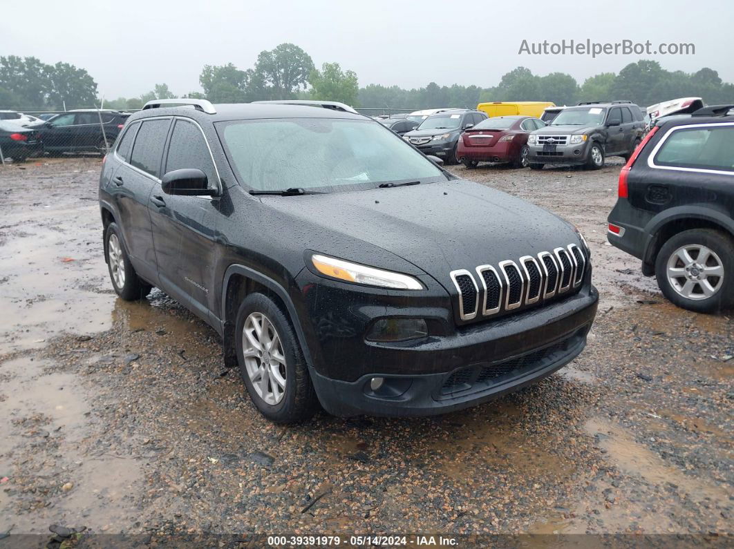 2015 Jeep Cherokee Latitude Black vin: 1C4PJLCS6FW771112