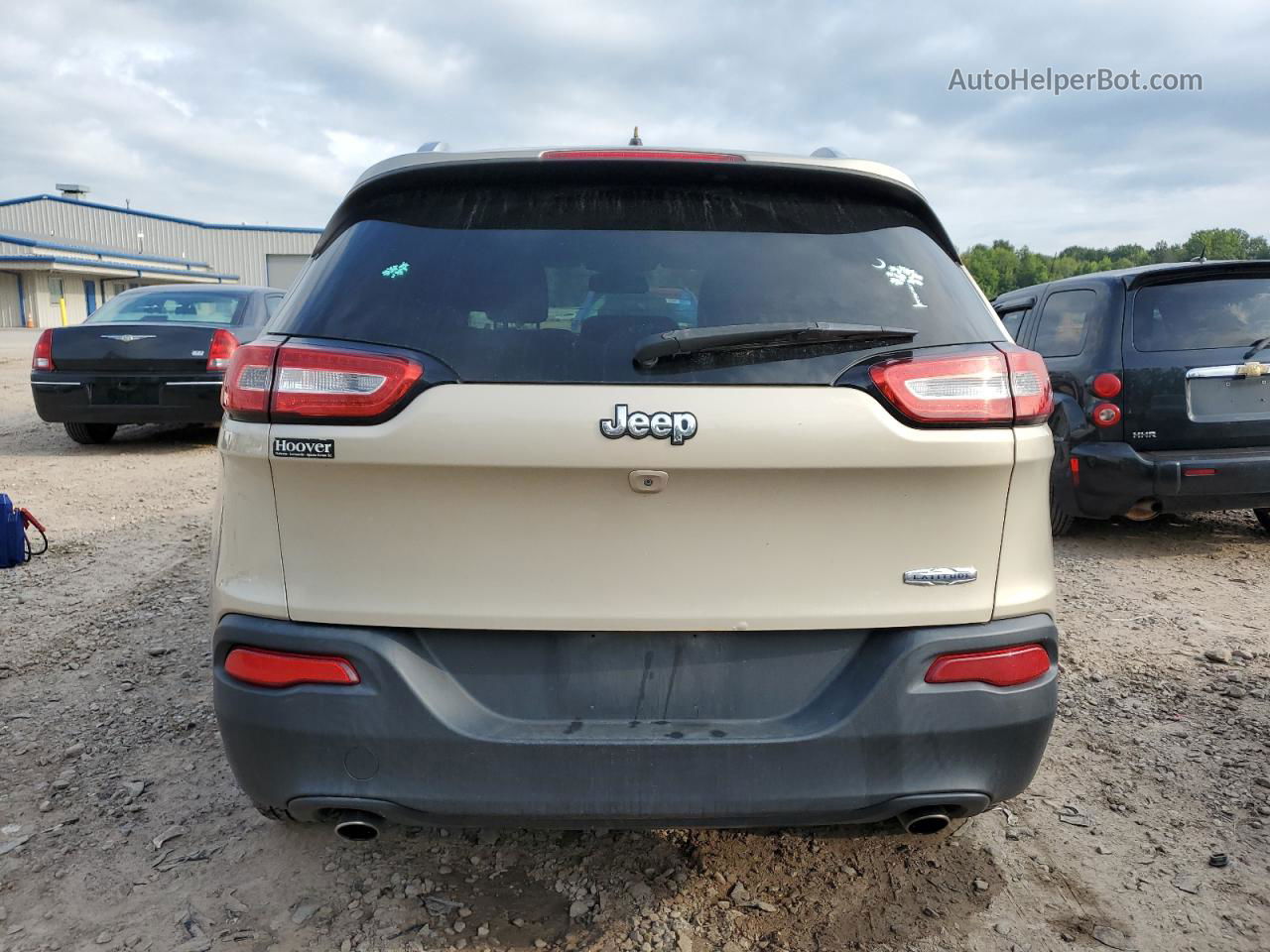 2014 Jeep Cherokee Latitude Бежевый vin: 1C4PJLCS7EW264752