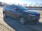 2015 Jeep Cherokee Latitude Черный vin: 1C4PJLCS8FW553706