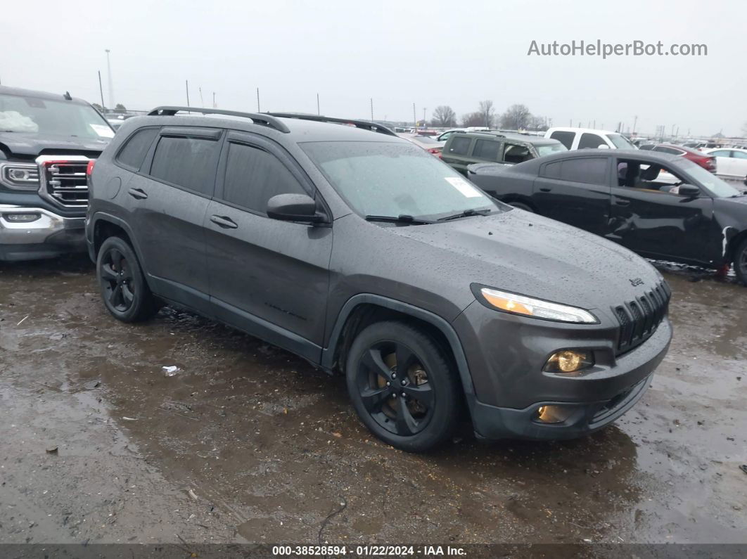 2016 Jeep Cherokee Altitude Gray vin: 1C4PJLCS9GW137956