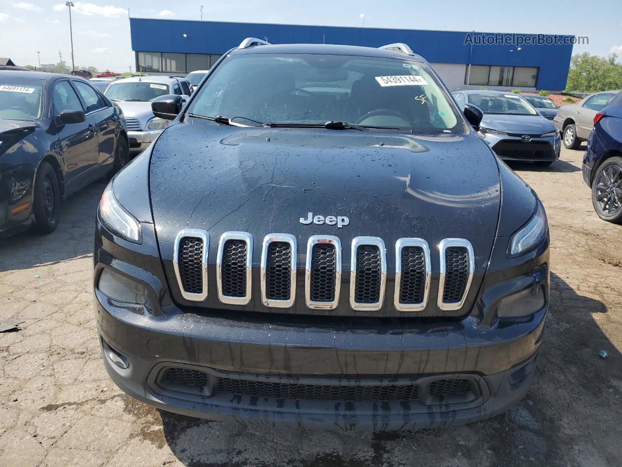 2014 Jeep Cherokee Latitude Black vin: 1C4PJLCSXEW102629