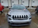 2014 Jeep Cherokee Latitude Silver vin: 1C4PJLCSXEW287359