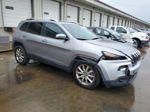 2014 Jeep Cherokee Latitude Серебряный vin: 1C4PJLCSXEW287359