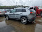 2014 Jeep Cherokee Latitude Серебряный vin: 1C4PJLCSXEW287359