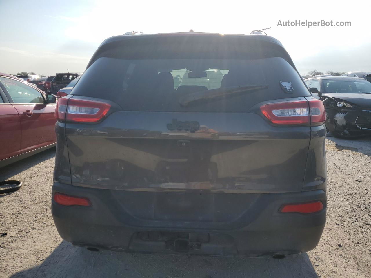 2014 Jeep Cherokee Latitude Серый vin: 1C4PJLCSXEW300868