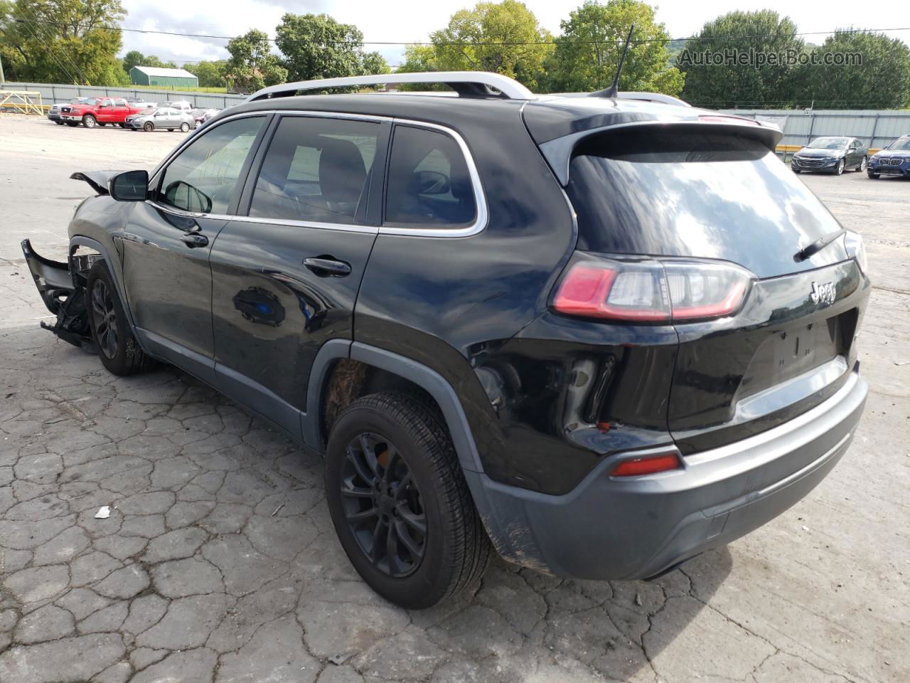 2019 Jeep Cherokee Latitude Черный vin: 1C4PJLCX1KD284644