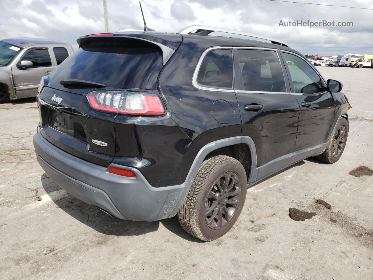 2019 Jeep Cherokee Latitude Черный vin: 1C4PJLCX1KD284644