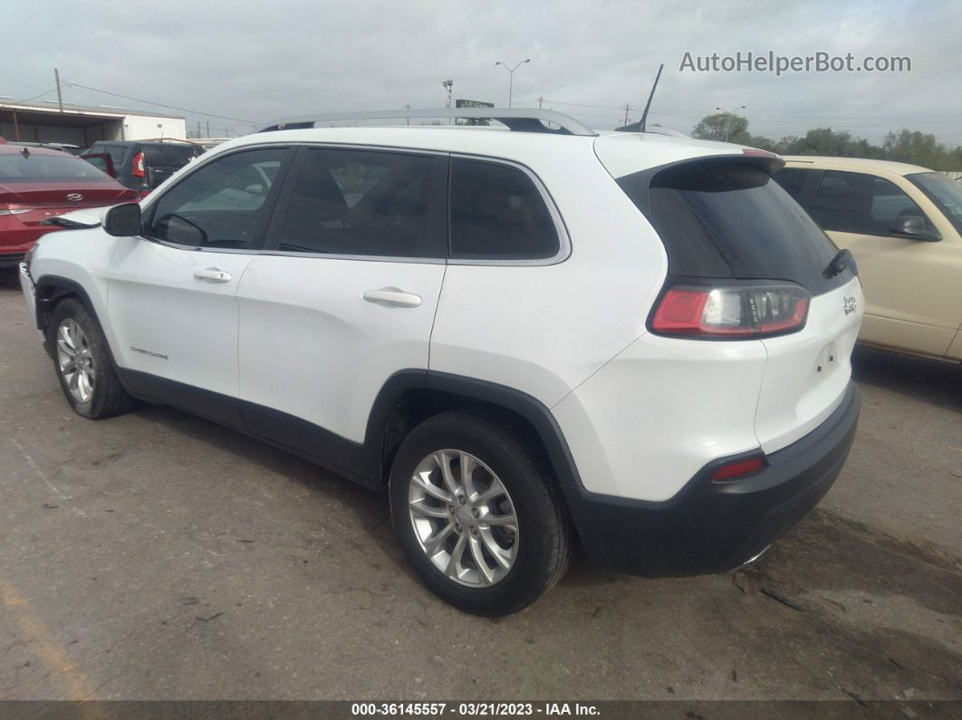 2019 Jeep Cherokee Latitude White vin: 1C4PJLCX1KD301619