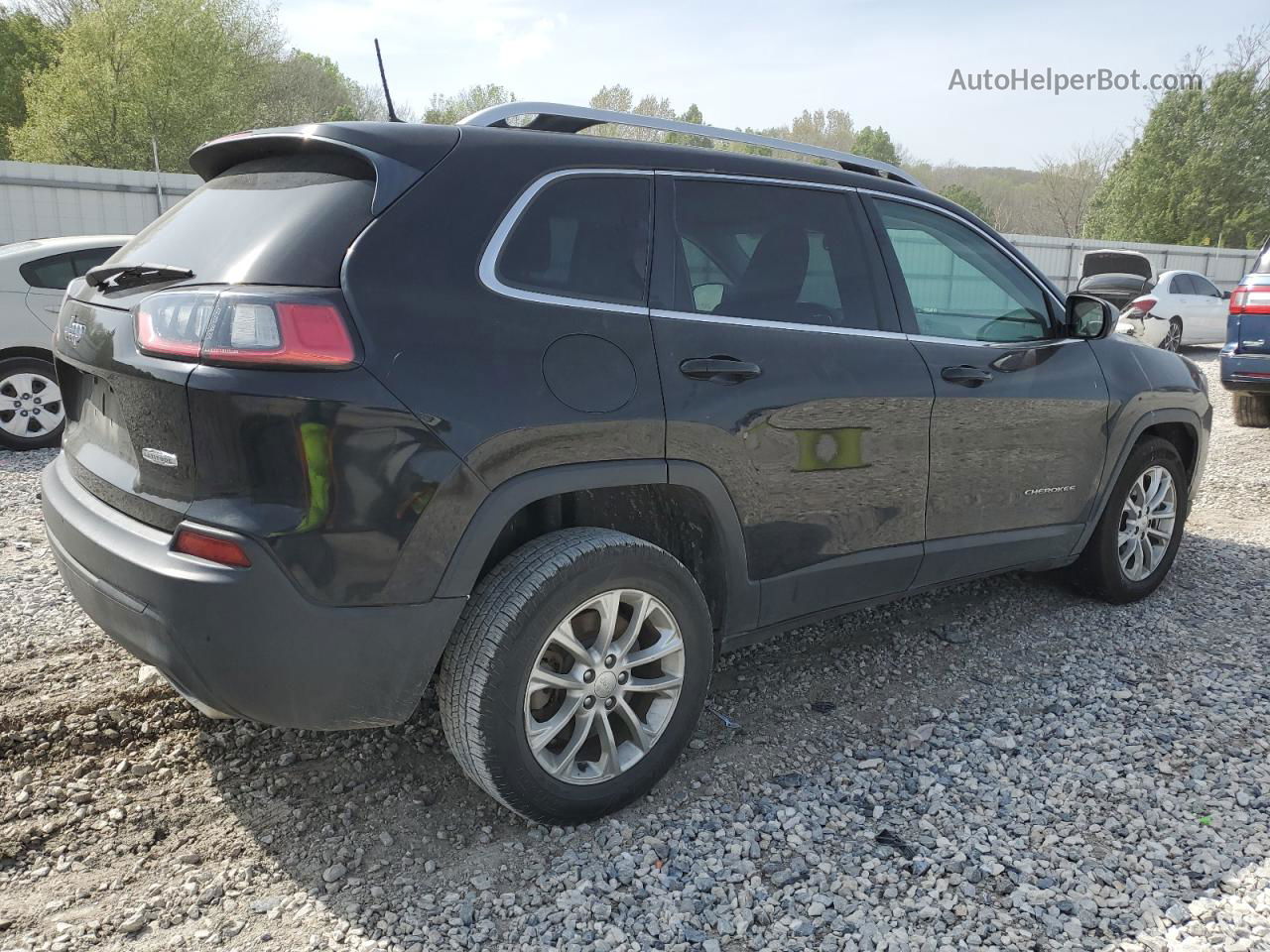 2019 Jeep Cherokee Latitude Black vin: 1C4PJLCX5KD144421