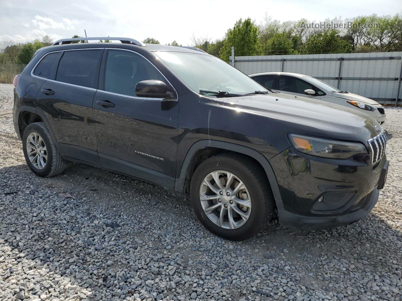 2019 Jeep Cherokee Latitude Black vin: 1C4PJLCX5KD144421