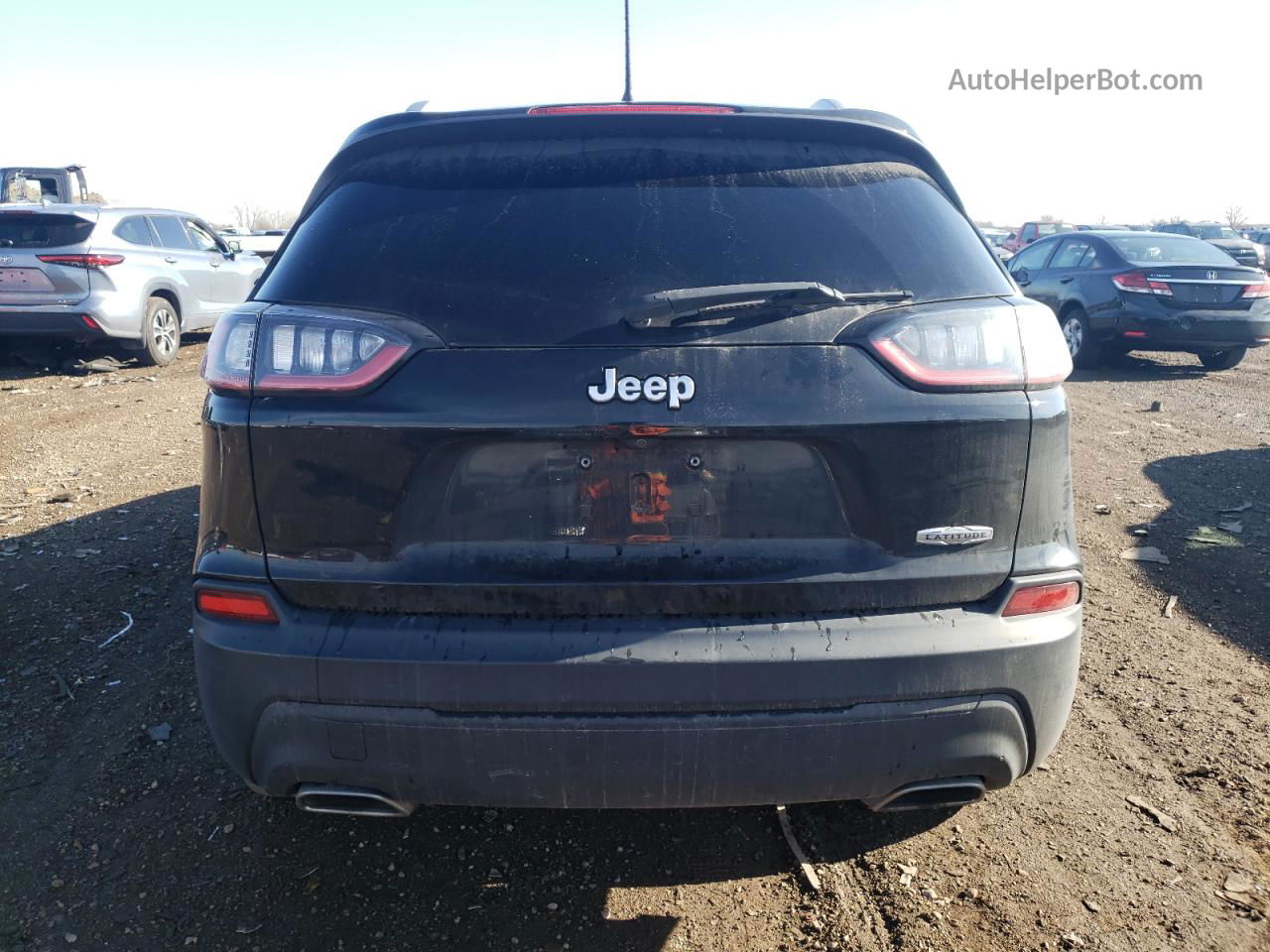 2019 Jeep Cherokee Latitude Black vin: 1C4PJLCX5KD220512