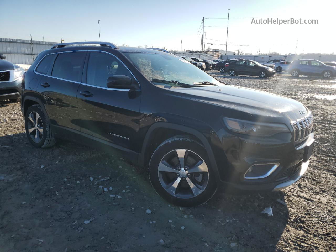 2019 Jeep Cherokee Limited Black vin: 1C4PJLDB0KD357067