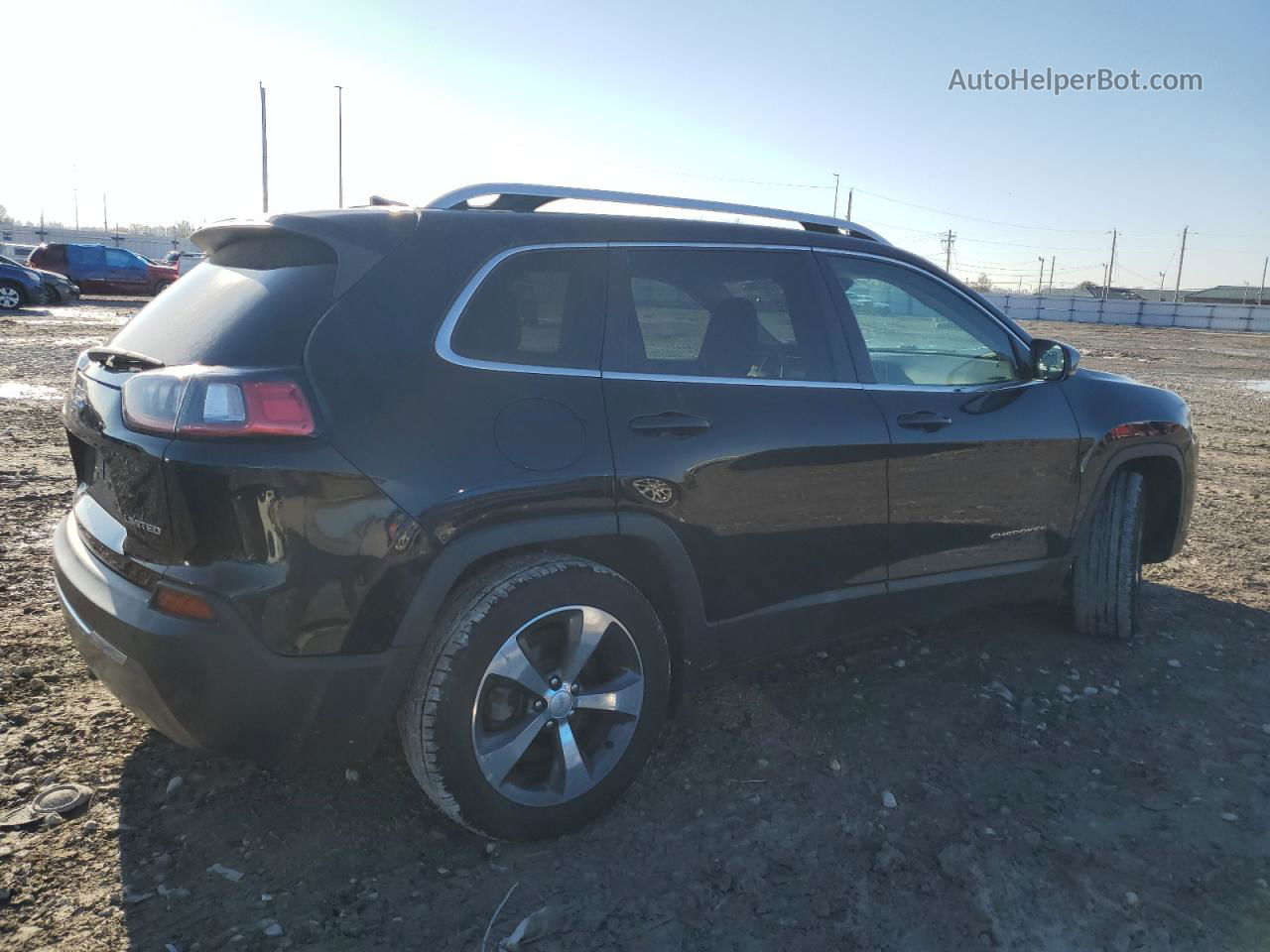 2019 Jeep Cherokee Limited Black vin: 1C4PJLDB0KD357067