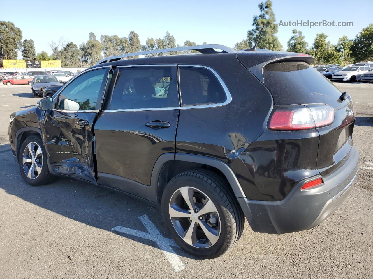 2019 Jeep Cherokee Limited Black vin: 1C4PJLDB0KD381000