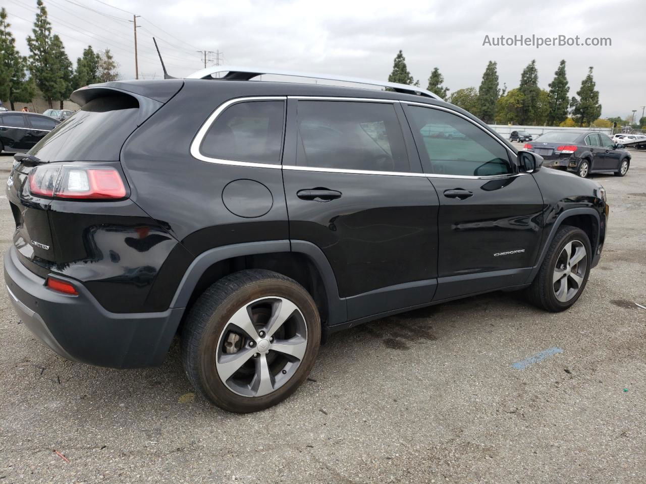 2019 Jeep Cherokee Limited Black vin: 1C4PJLDB0KD402881