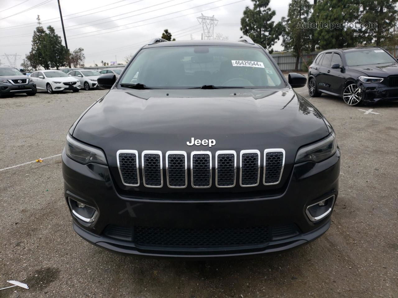 2019 Jeep Cherokee Limited Black vin: 1C4PJLDB0KD402881