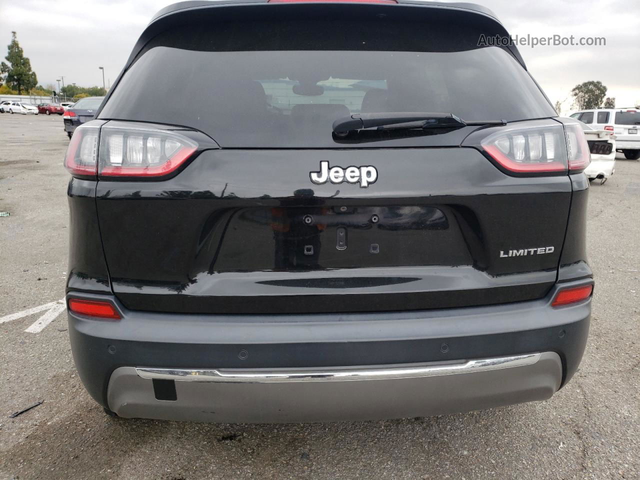 2019 Jeep Cherokee Limited Черный vin: 1C4PJLDB0KD402881