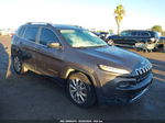 2014 Jeep Cherokee Limited Gray vin: 1C4PJLDB1EW144332