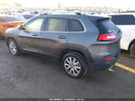 2014 Jeep Cherokee Limited Gray vin: 1C4PJLDB1EW144332