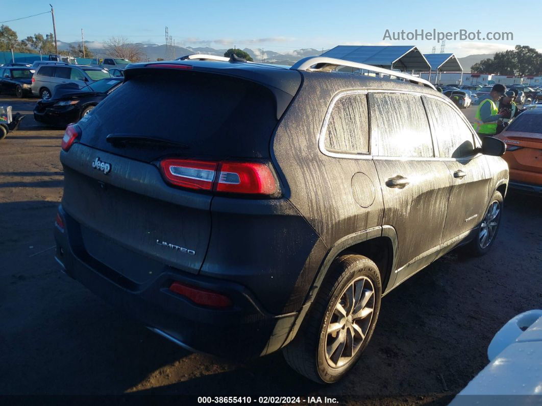 2014 Jeep Cherokee Limited Gray vin: 1C4PJLDB1EW144332