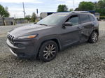 2014 Jeep Cherokee Limited Gray vin: 1C4PJLDB1EW155878